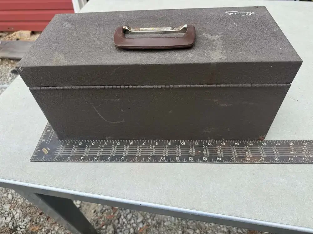 Vintage Kennedy Brown Metal Cantilever Tool Box Style CS-16-125513